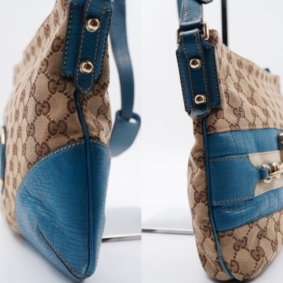 Gucci Blue Horse bit  crossbody bag - Picture 12 of 15